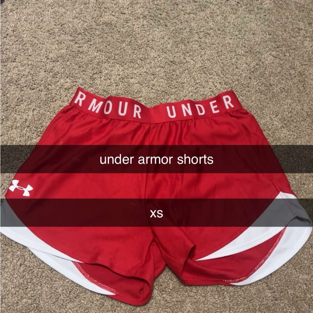 Under Armour Women's Red Shorts